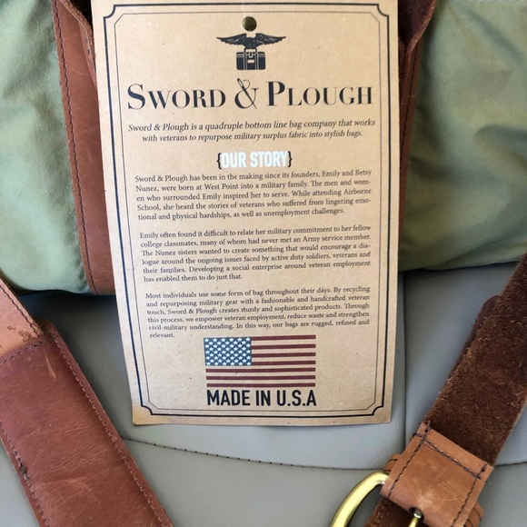 Sword and Plough Unisex Messenger/Computer Unisex Bag - Picture 7 of 9